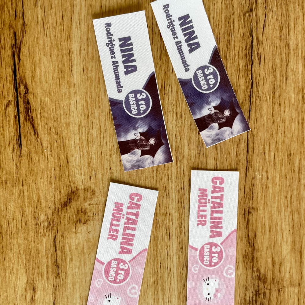 Etiquetas Ropa Planchar Personalizable