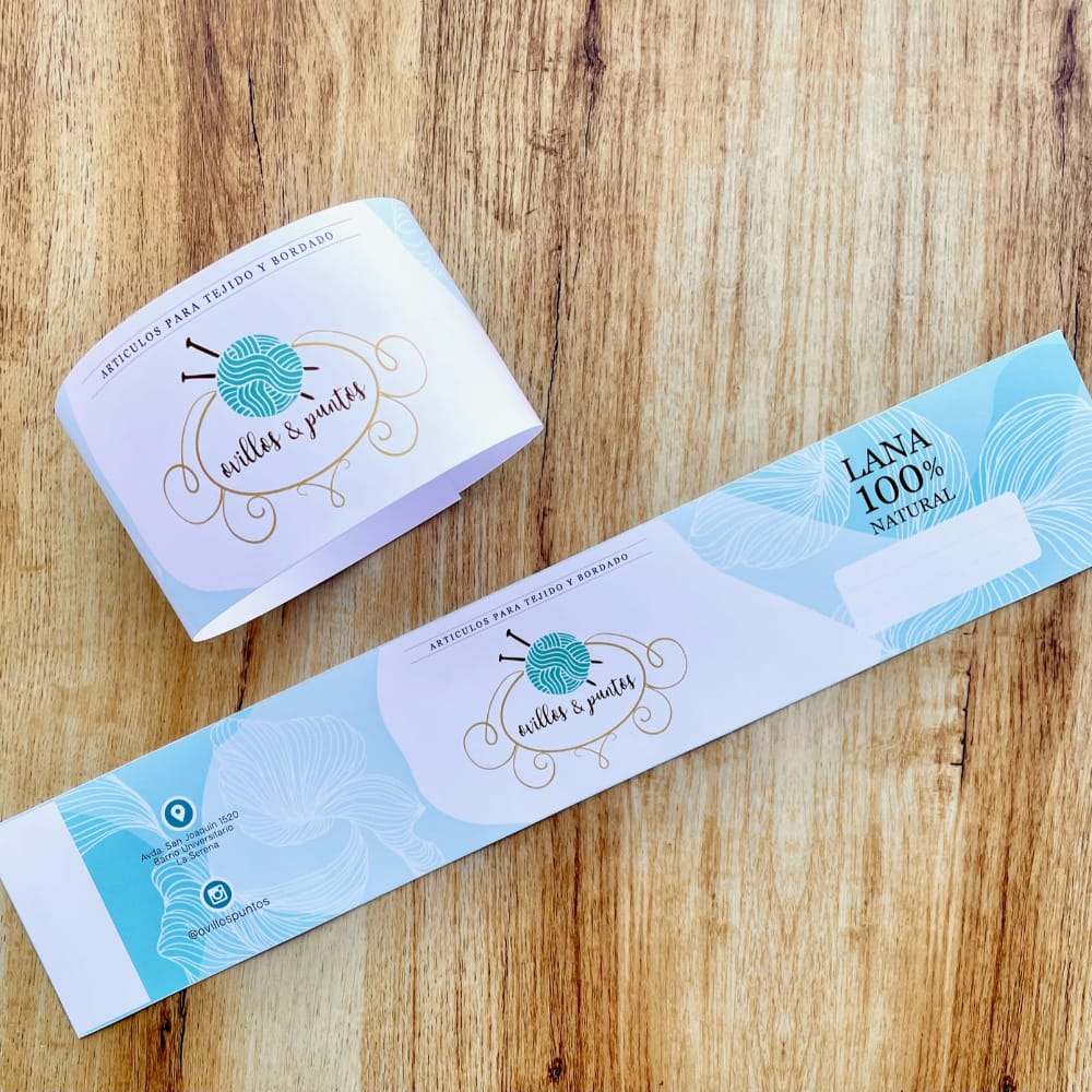 Etiqueta Papel 5x37 cm - Set 100 und