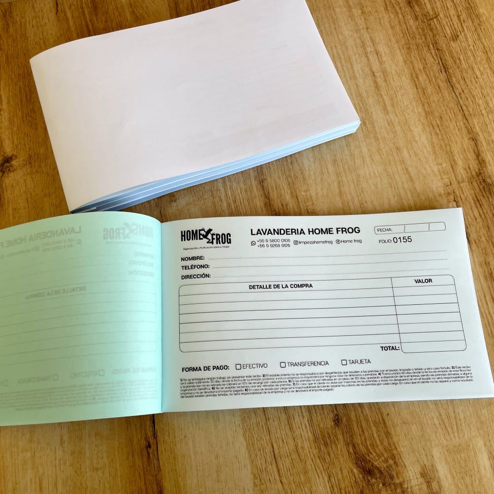 Talonario Autocopiativo Media Carta