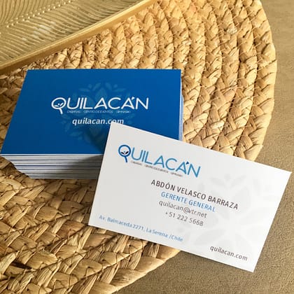 Tarjeta de Presentación 100 und.