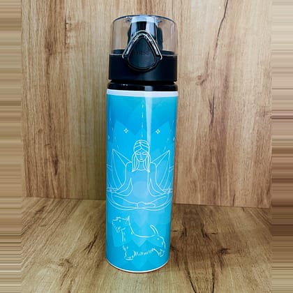 Botella de Agua Click c/seguro Personalizable