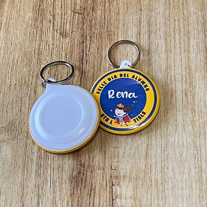 Chapita Llavero 5,8 cms Personalizable